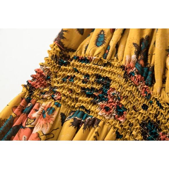 NWOT Ulla Johnson Maya Floral Waterlily Midi Dress size 12 - Picture 8 of 13